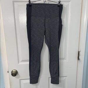 Athleta Gray and Black Women's Leggings/Joggers